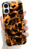 Jefonha Compatible with iPhone 17 Case Stylish Leopard Milk Cow Animal Print Phone