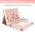LAMA Wireless Keyboard Case with Touchpad for iPad 10.2" 9th 8th 7th Generation, Detachable Bluetooth Keyboard with Pencil Holder for iPad 10.2 Inch/iPad Air 10.5"(3rd Gen)/iPad Pro 10.5 in, Pink