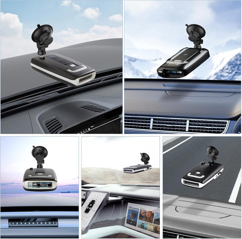 Windshield Radar Detector Mount | Suitable for Escort MAX, MAX 2, 2015-2019 MAX360 with Sliding Plate
