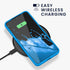 kwmobile Case for Samsung Galaxy S22 Plus - TPU Silicone Phone Cover with Soft Finish in Radiant Blue