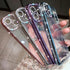 Luxury Pink Clear Glitter Case for iPhone 15 Plus 6.7", Bling Diamond Rhinestone, Soft TPU Bumper, Camera Protector.