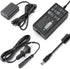 F1TP AC PW20 Power Supply Adapter - NP-FW50 Dummy Battery Coupler Kit for Sony Alpha A6000, A7II, RX10 II, III, IV