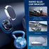 2 Pack Alloy Folding Magnetic Car Phone Holder, 360° Rotation Magnetic Cell Phone Holder for Car, Super Strong Magnet