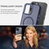 BENTOBEN Magnetic iPhone 14 Pro Case, Translucent Matte Slim Shockproof Cover, Compatible with Magsafe - Navy Blue
