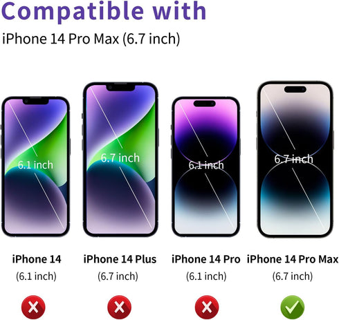 for iPhone 14 Pro Max Case Wallet Clear Protective Phone Case with Credit Card Holder Heavy Duty Protection Shockproof Anti-Scratch Anti-Yellow Cover for iPhone 14 Pro Max 6.7 inch Transparent