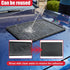 Deaelf Car Dashboard Non-Slip Mat, Waterproof PVC Car Dash Sticky Grip Pad with Cable Organizer, Multi-Functional Auto