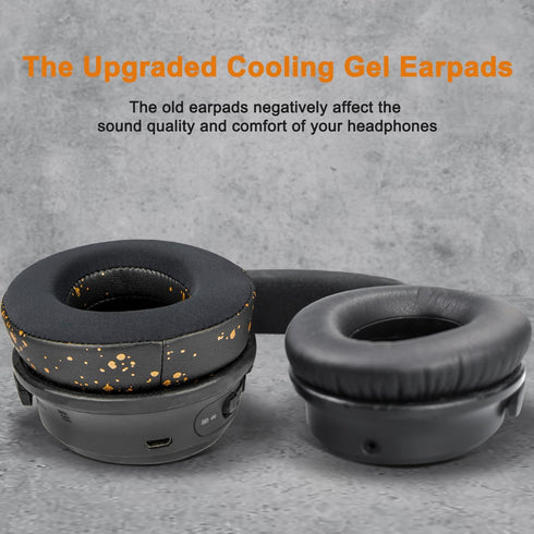 SoloWIT Cooling-Gel Ear Pads for Bose QuietComfort 35/QC35 II, Replacement Cushions with Noise Isolation Foam
