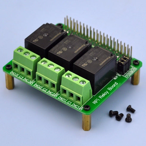 Electronics-Salon RPi Power Relay Board Expansion Module, for Raspberry Pi A+ 3A+ B+ 2B 3B 3B+ 4B