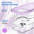 ORIbox Case for iPhone 13 Pro Max/12 Pro Max - Purple, 10 FT Military Grade Drop Protection, Transparent Heavy Duty
