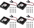 Aokin Cooling Fan for Raspberry Pi, DC 5V/3.3V Brushless CPU Cooling Fan with Screws, 4 Pack for Raspberry Pi Models