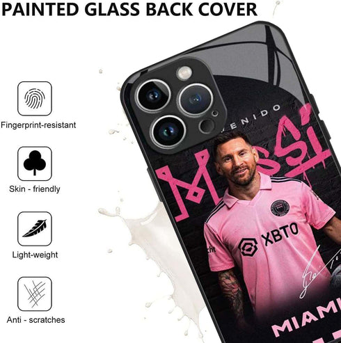 ZERMU iPhone 14 Pro Max Case, Lione-l Mess%i Inter Soccer Miam-i #10, Soft Shockproof TPU Bumper, Full Protection 6.7"