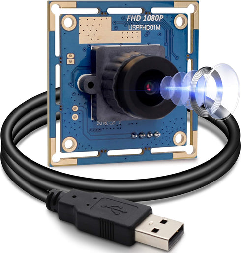 SVPRO 1080P HD USB Camera Module with 2.1mm Lens, 2MP OV2710 CMOS Board