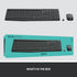 Logitech MK235 Wireless Keyboard and Mouse Combo, USB Receiver, 15 FN Keys, Long Battery Life for Windows, PC