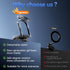 Tigowos 360Adjustable Vacuum Magnetic Phone Holder for Cars/Shower/ Mirror/Gyms/ Kitchen/Bathroom,[Detachable Phone