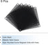 MECCANIXITY 6PCS PC Dust Filter, 90x90mm PVC Computer Case Cooler Dustproof Mesh Cover for Speakers, Black