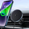 Beeasy MagSafe Car Mount Charger, 15W Fast Charging Magnetic Wireless Charger for iPhone 15 Pro Plus Max 14 13 12
