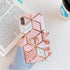 Qokey Compatible iPhone X/iPhone Xs Case 5.8 inch, Marble Cute Fashion with 360 Degree Rotating Ring Kickstand, Bling
