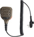 IP65 Waterproof Shoulder Mic Walkie Talkie Police Radio Speaker Microphone, Compatible with HYT Hytera Models, Coffee