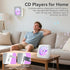 Kegaudio CD Player with Speakers CD Players for Home: Desktop Wall CD Player Bluetooth Portable with Dust Cover LCD
