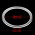 Unifizz 2Pcs Car Speaker Spacer Ring, Acrylic Transparent Mounting Spacer Plate, 146mm ID for 6.5 Inch