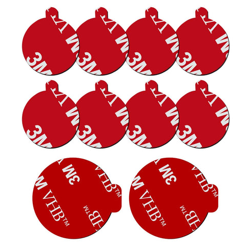 volport 3M Sticky Adhesive Replacement Compatible with Socket Mount Base, 10 Pack VHB Sticker Pads for Car Magnetic