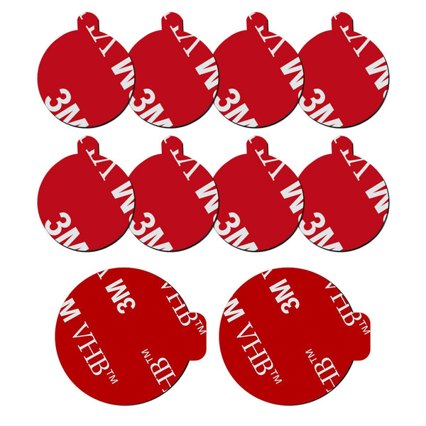 volport 3M Sticky Adhesive Replacement Compatible with Socket Mount Base, 10 Pack VHB Sticker Pads for Car Magnetic
