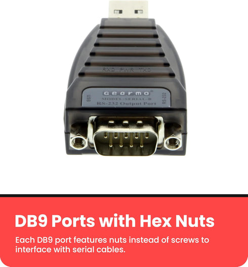 Gearmo Mini USB Serial Adapter - Hi-Speed 920K FTDI Chip