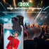 Acouto 20X Telephoto Lens for Smartphones - Black
