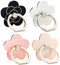 Fwaytech Cell Phone Ring Holder Flower, 360 Rotate Metal Finger Ring Socket Grip Kickstand for Smartphones, 4Pack