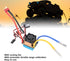 480A 480A 1/10 Drfeify Brushed Speed Controller ESC, RC ESC with Cooling Fan Waterproofing ESC for RC Car and Boat