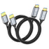 4K DisplayPort to HDMI Cable 6ft 2-Pack, Uni-Directional DP (Source) to HDMI