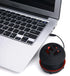 AYL Mini Speaker System - Portable Plug-in Speaker with 3.5mm Aux Input for Laptop, MP3, iPhone, iPad, Black