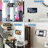 Shower Phone Holder with 2PCS Adhesive Stickers, Wall Mount Stand for Bathroom, Kitchen, Compatible with Smartphone