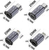 USB C/Micro USB to Mini USB Connector, USB C/Lightning to Micro USB Adapter, Micro USB/Lightning to USB C Extender, Type C/Micro USB Female to Lightning Male Converter, 480Mb (8pack) for Phone/PC etc