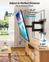 HOME VISION Full Motion TV Wall Mount for 32-84 inch TVs up to 132 lbs, Swivel and Tilt with Dual Articulating Arms
