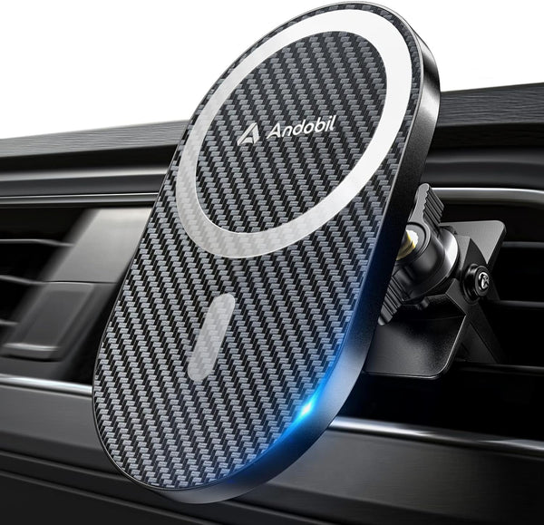 andobil Newest MagSafe Car Mount Pro, Strongest Magnet Magnetic Phone Holder for Car Vent for iPhone 16 15 14 13 Pro Max