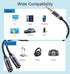 2 Pack 3.5mm Headphone Splitter, Hi-Fi Sounds Extension Cable Audio Stereo Y Splitter, Male to 2 Female