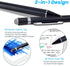 EDIVIA Digital Pencil for Amazon Fire HD 10 Tablet with 1.5mm Ultra Fine Tip, Black