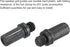 MECCANIXITY Speaker Grill Guides, Plastic Black Dia 6mm for Speaker Parts Accessories, Pack of 12