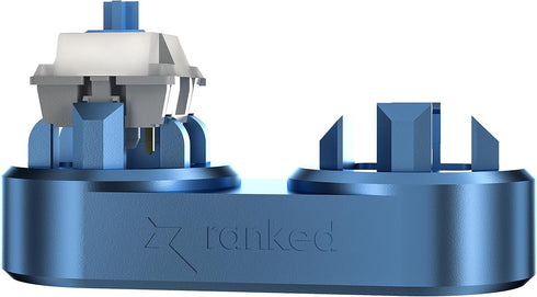 Ranked Premium Switch Opener for DIY Custom Mechanical Keyboard, CNC Machined Aluminium (Ranked Blue)