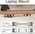 Joythink 3 Universal Under Desk Metal Mount Laptop Holder Tray with Anti-Scratch Under Table Hidden Docking Station