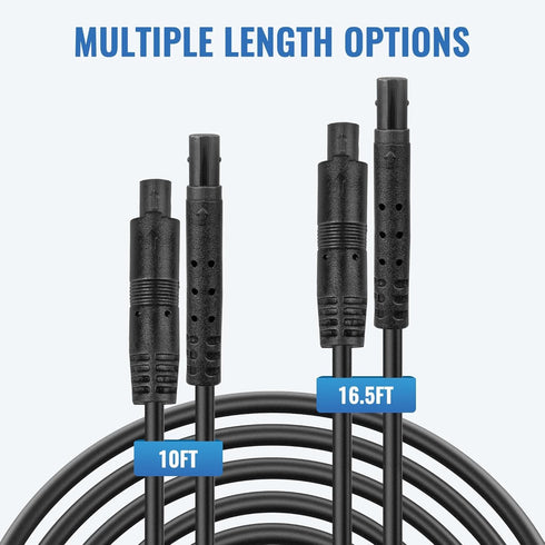 EWAY 4 (10FT/3M) 4PIN Pin Extension Cable for Dash Cam Rear View Backup Camera Reverse Car Recorder Mirror Dashcam Male