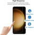 Samsung Galaxy S23 5G Easy Alignment Frame, 2-Pack Tempered Glass Screen Protector & Camera Lens Protector Film.