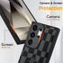 SOKAD S24 Magnetic Checkered Case for Samsung Galaxy Ultra with Finger Strap Kickstand, Compatible with Magsafe, Cute