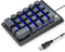 Rottay Number Pad, Mechanical USB Wired Numeric Keypad with Blue LED Backlit 22