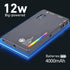 Nagnahz T12 Light,12W 2500-8000K, 4000mAh 21 96+, Pro RGB Video Portable LED Camera Light with Rechargeable Battery