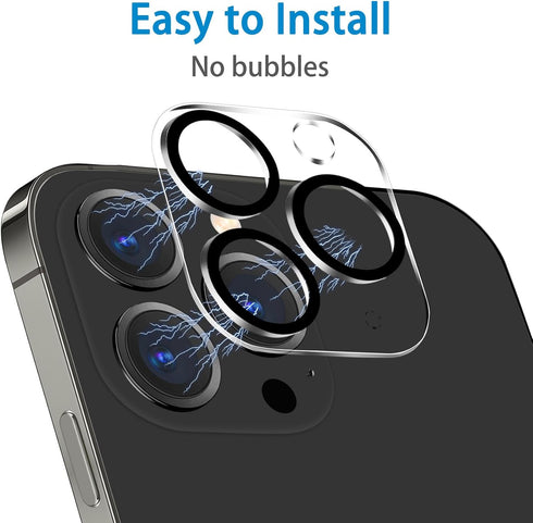 Dengduoduo 3 Pack Tempered Glass Camera Lens Protector for iPhone 11 Pro & Pro Max, Ultra HD, 9H Hardness, Easy Install.
