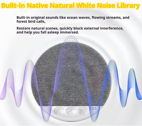 FACAIFACAI 2026 20H Pillow Speaker, New Sleep Speaker Under Pillow, with White Noise, Auto-Off Timer, Play, Stereo