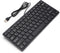 VBESTLIFE Arabic Keyboard, 78keys Mini USB Wired Keyboard, Portable Arabic Keyboard, Small Silent Compact Design