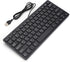 VBESTLIFE Arabic Keyboard, 78keys Mini USB Wired Keyboard, Portable Arabic Keyboard, Small Silent Compact Design